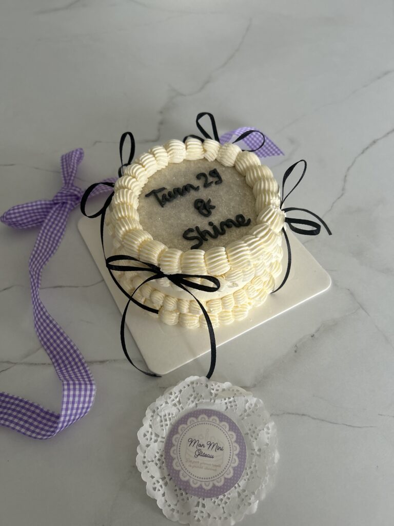 Bento cake turn and shine à paillette